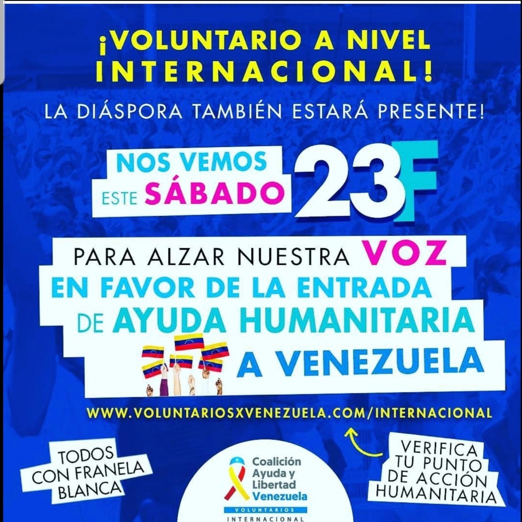 Manifestación mundial en apoyo a la Ayuda Humanitaria